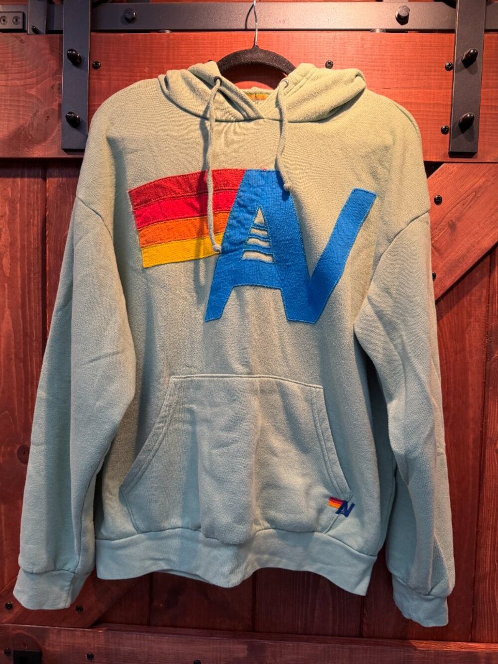 Aviator Nation Hand-Sewn Logo Sage L Unisex Sweatshirt